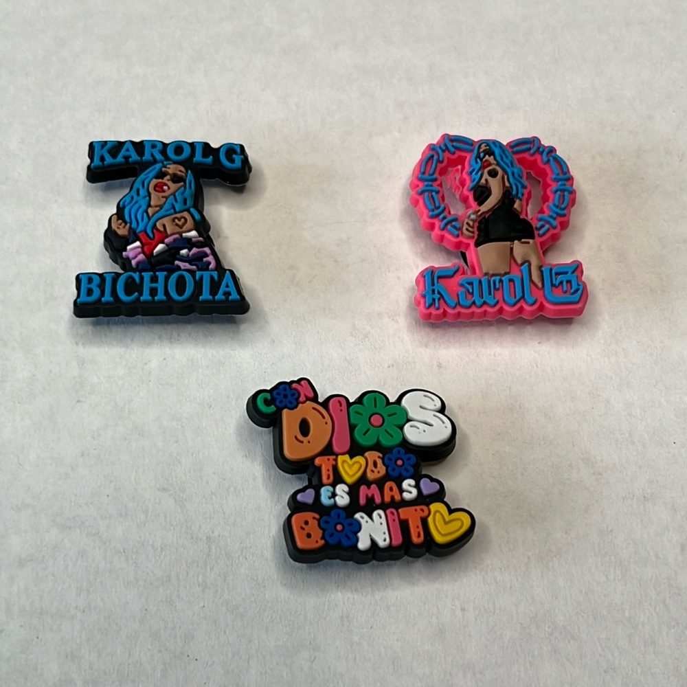 Karol g mañana sera bonito bichota croc charms bundle
